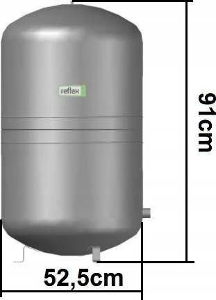 Reflex N išsiplėtimo indas140L, 6bar/120°C
