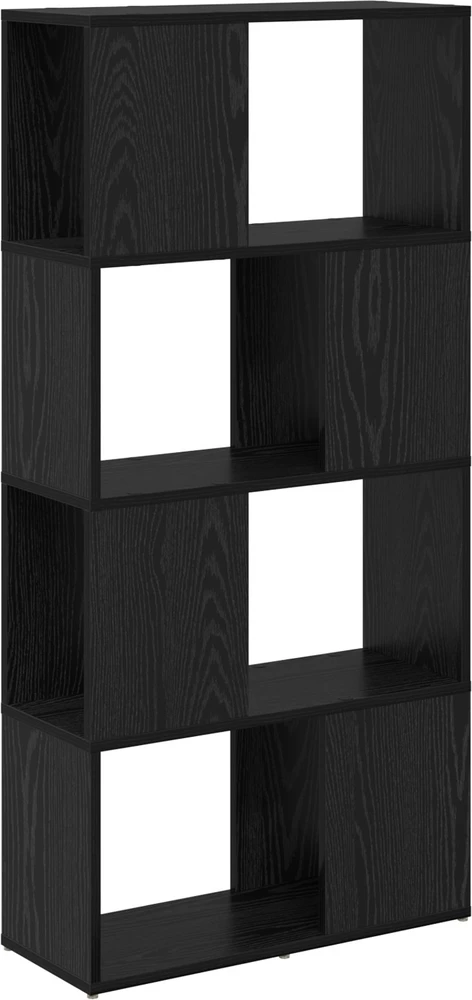 TV spintelių komplektas 60 x 24 x 125,5 cm Juoda