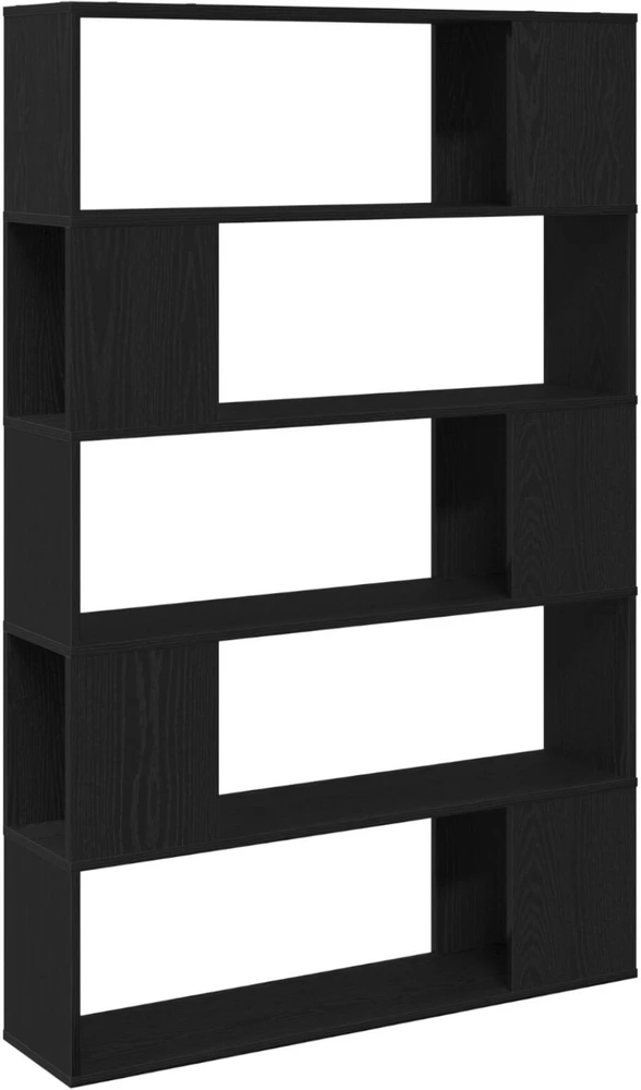 TV staliukas TV spintelių komplektas 100 x 24 x 155 cm Juodas ąžuolas