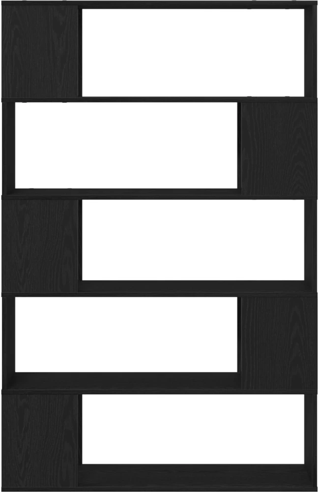 TV staliukas TV spintelių komplektas 100 x 24 x 155 cm Juodas ąžuolas