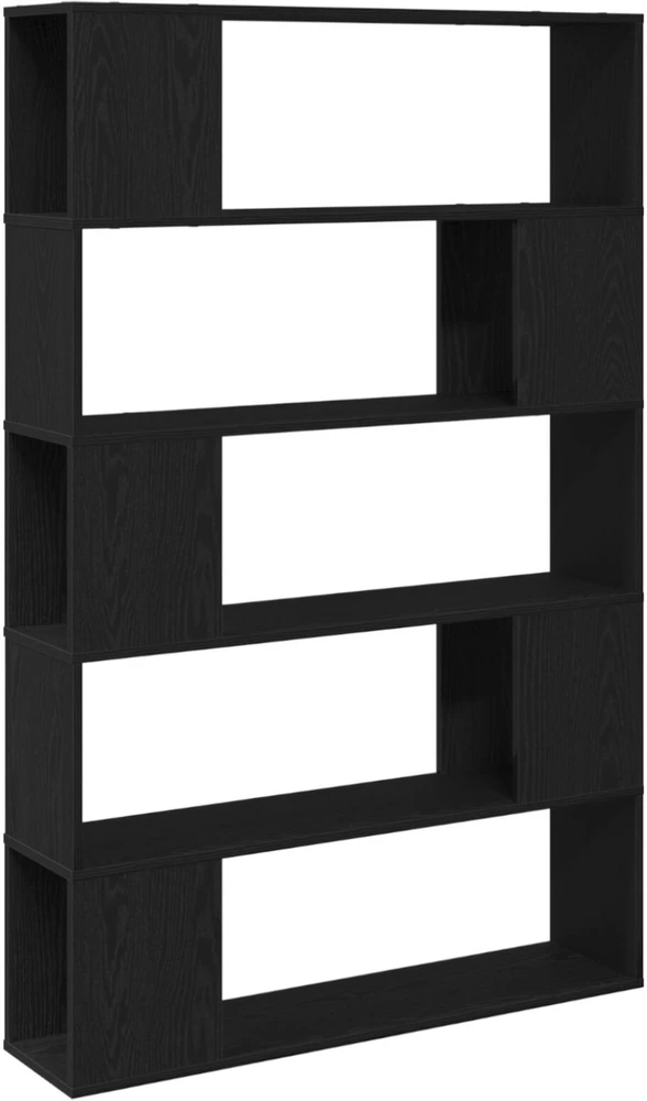 TV staliukas TV spintelių komplektas 100 x 24 x 155 cm Juodas ąžuolas