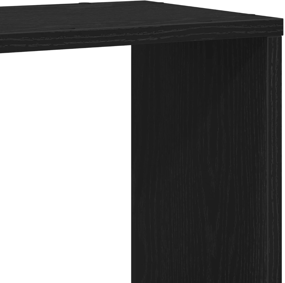 TV staliukas TV spintelių komplektas 100 x 24 x 155 cm Juodas ąžuolas