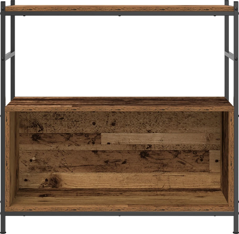 Knygų lentyna 80 x 30 x 78,5 cm Apdirbta mediena Rūkyta ąžuolas