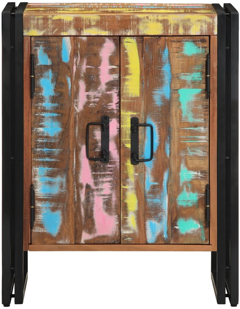 Batu skrynia 56 x 35 x 70 cm Perdirbtos medienos masyvas