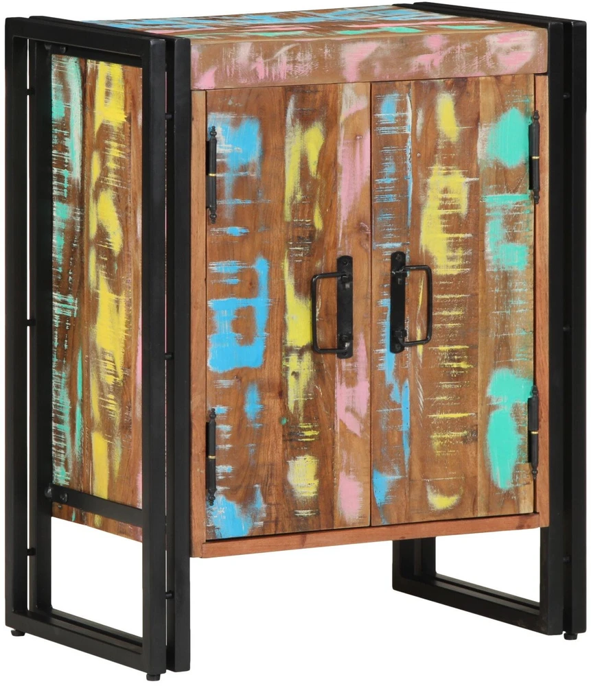 Batu skrynia 56 x 35 x 70 cm Perdirbtos medienos masyvas
