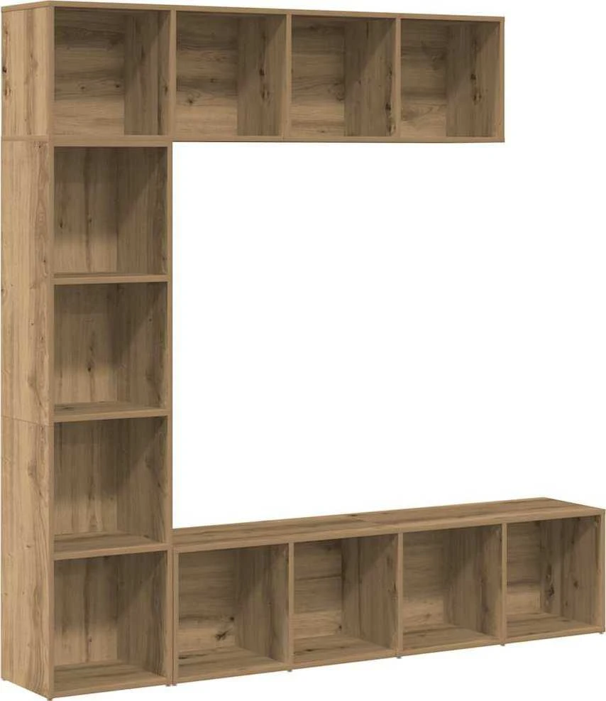 knygų spintelės 3 vnt Artisan Oak Engineered Wood