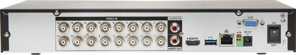 AHD, HD-CVI, HD-TVI, CVBS, TCP/IP REGISTRATORIUS XVR5116H-4KL-I3 16 KANALŲ DAHUA