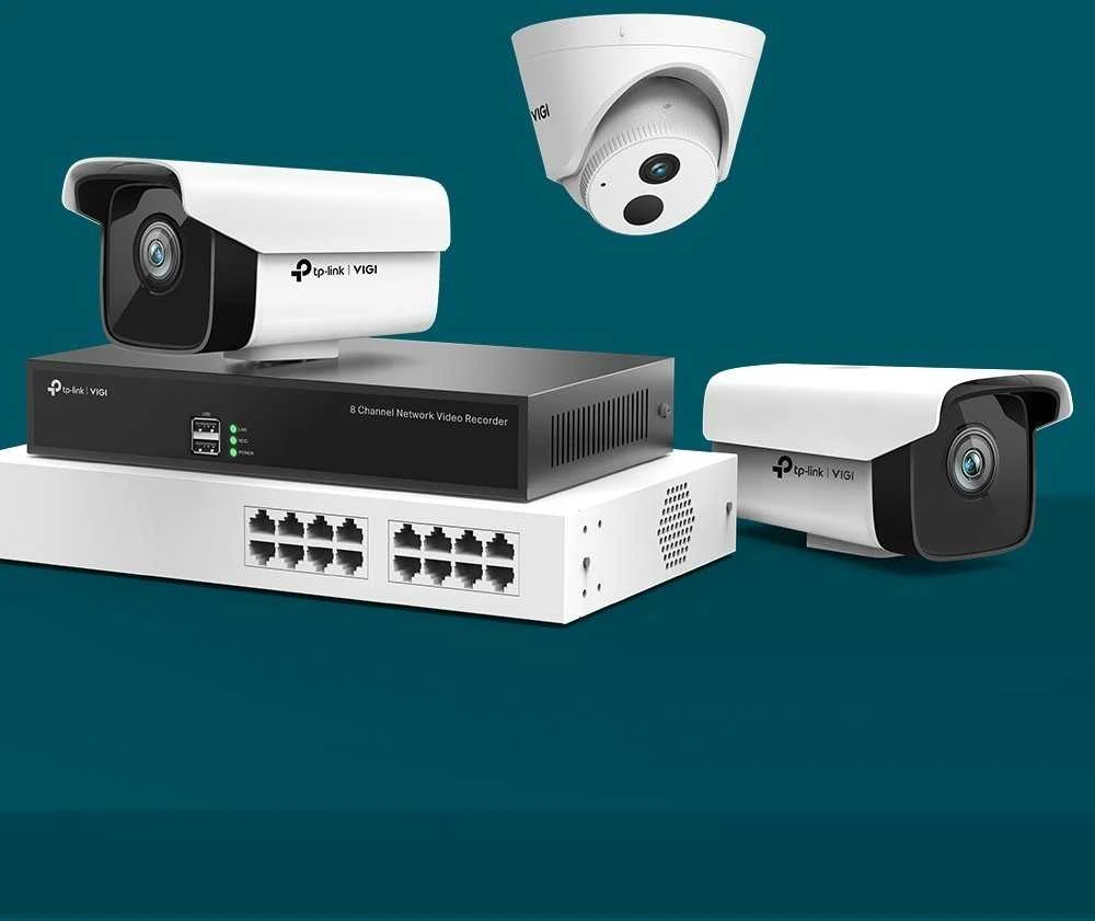 TP-Link VIGI NVR1008H tinklinis vaizdo įrašymo įrenginys (NVR) 1U Juoda