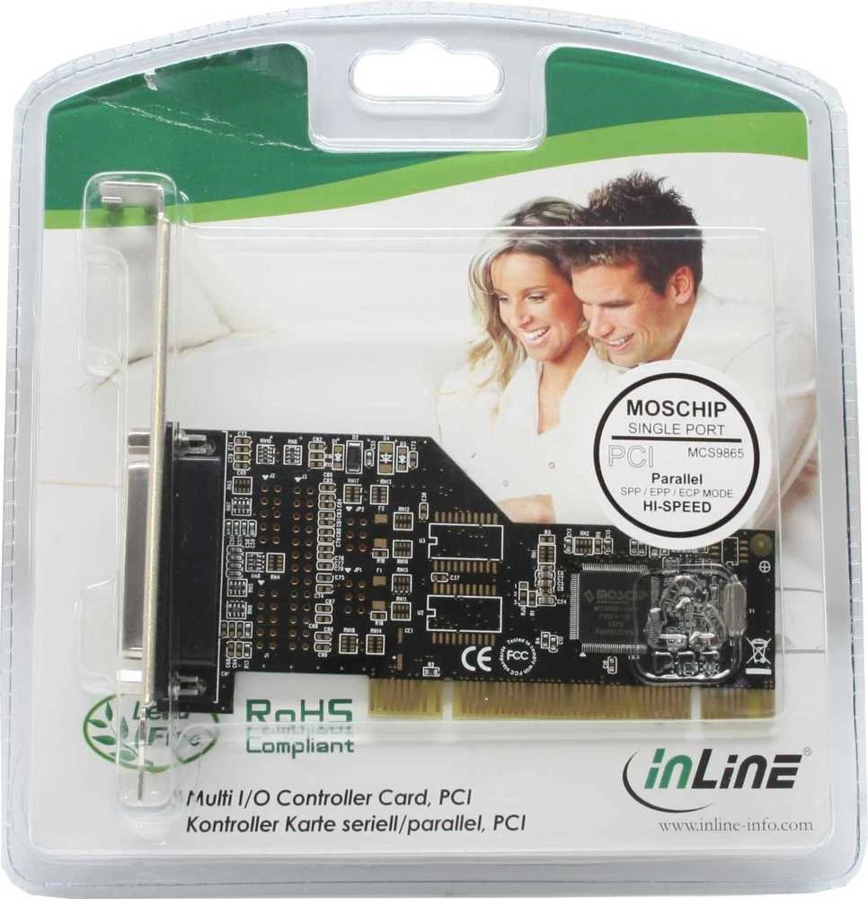 InLine PCI valdiklis – 1x LPT lygiagretusis prievadas (66630I)