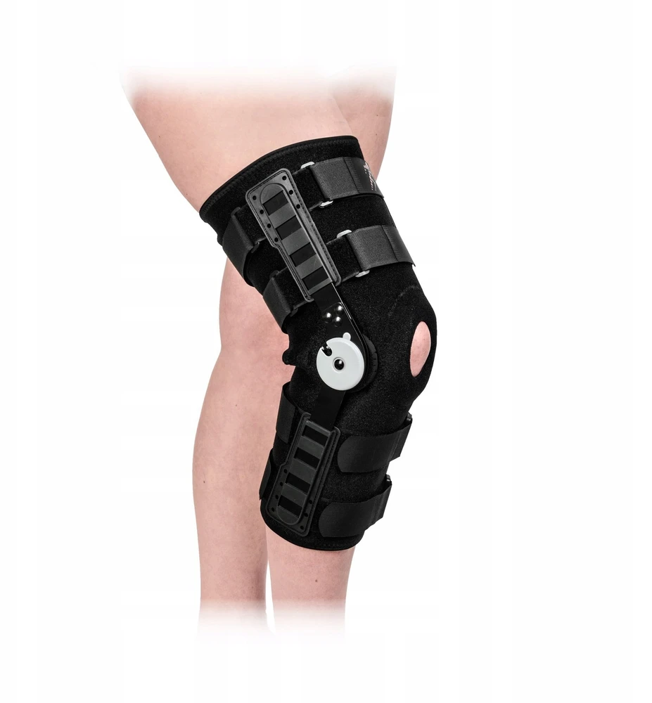 Reha Fund Long Open Knee Brace "Stabilmax O-1243/L REHAFUND", Juodas