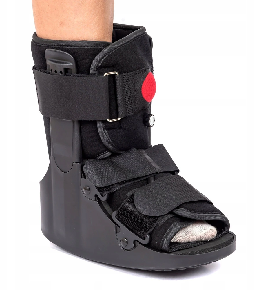 Reha Fund Short Walking Boot Orthosis AIR WALKER BASIC O-1183/L REHAFUND, Juodas