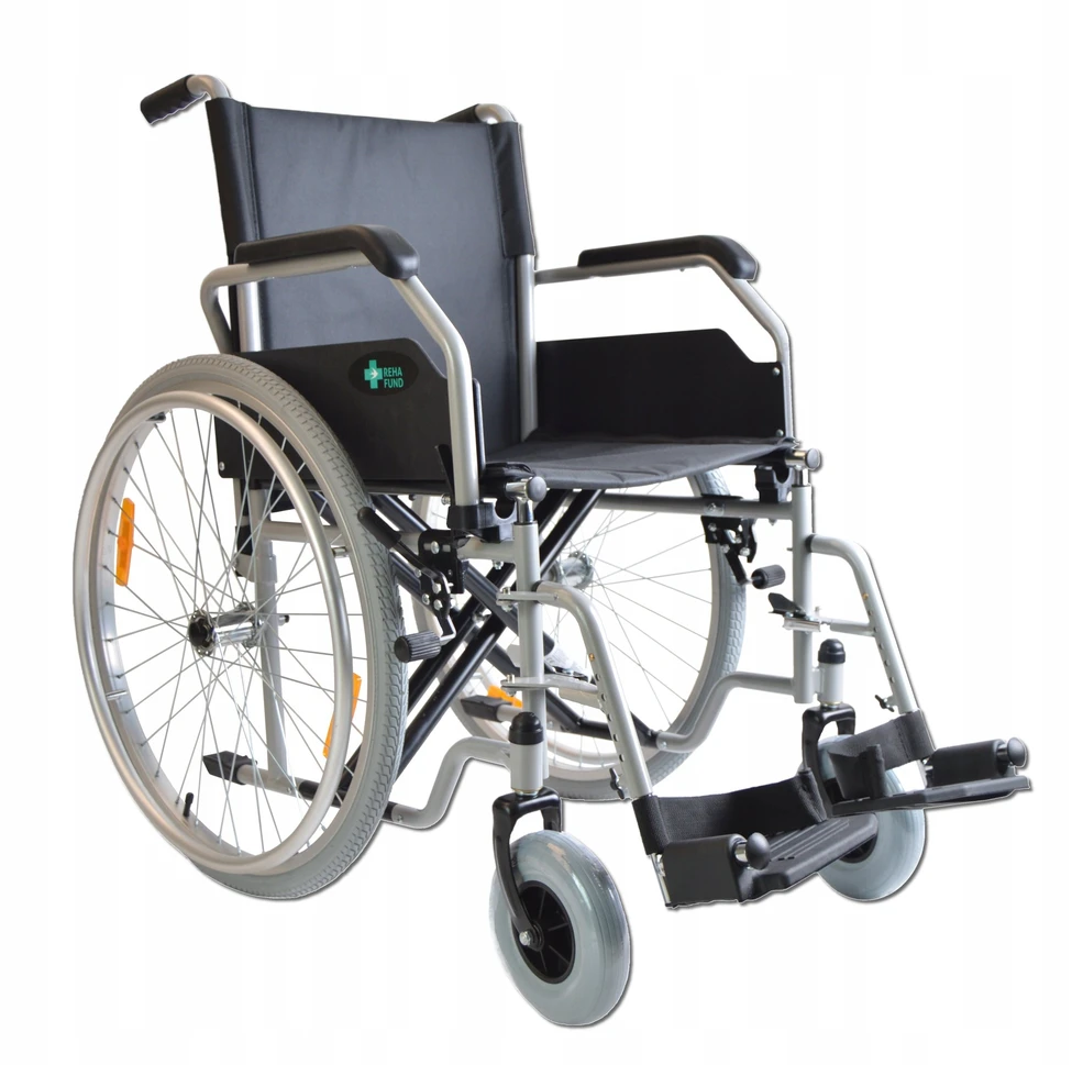 Reha Fund RF-1/45/PN/CZA-624/PU aliuminio vežimėlis