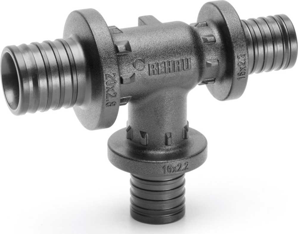 Rehau Trójnik red PX - 25-16-20 RAUTITAN - PPSU