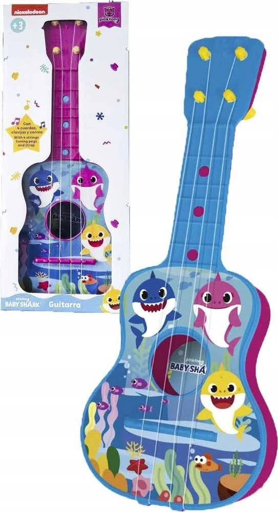 REIG vaikiška gitara „Baby Shark“ Mėlyna
