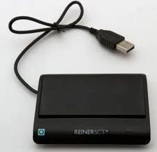 Carruzzo Reiner SCT cyberJack RFID basis RFID skaitytuvas USB 2.0 Juoda
