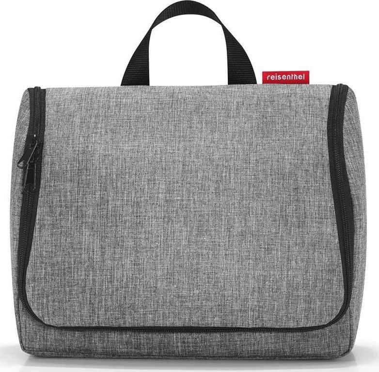 Reisenthel kosmetyczka toiletbag XL twist sidabrinis