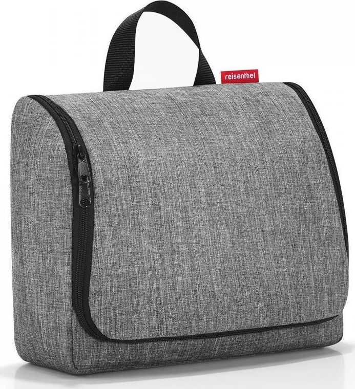 Reisenthel kosmetyczka toiletbag XL twist sidabrinis