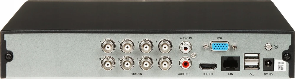 8 kanalų AHD, HD-CVI, HD-TVI, CVBS, IP vaizdo įrašymo įrenginys APTI-XB0801-S35