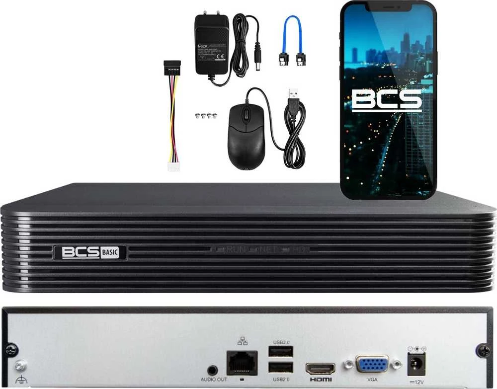 Rejestrator BCS BASIC BCS-B-NVR0401-4P(2.0)