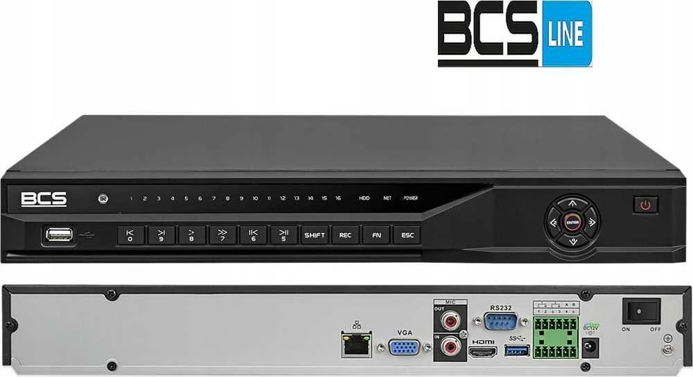 BCS Line BCS-L-NVR1602-A-4K-Ai IP vaizdo įrašymo įrenginys