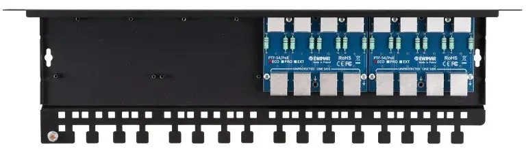 Ewimar PTF-58R-PRO/PoE 8 kanalų LAN / IP-CCTV apsauga nuo viršįtampių