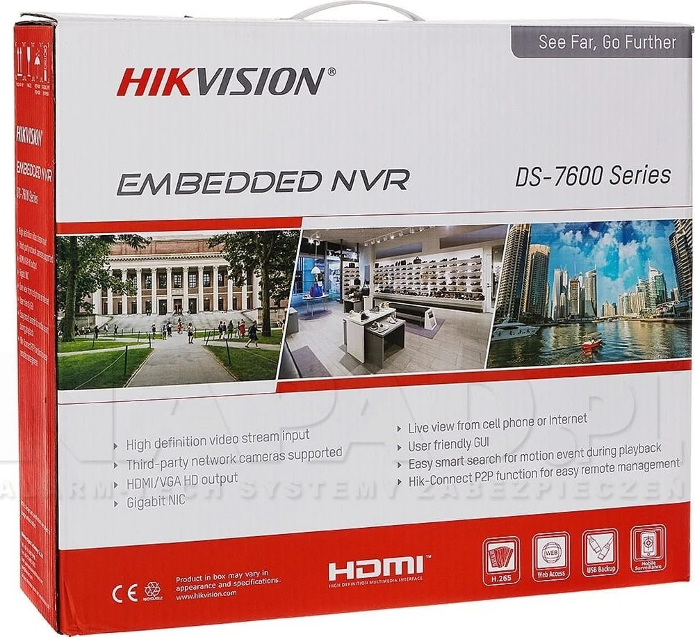 IP Vaizdo Įrašymo Įrenginys - HIKVISION DS-7608NXI-K2/8P 8 Kanalai 4K Juodas