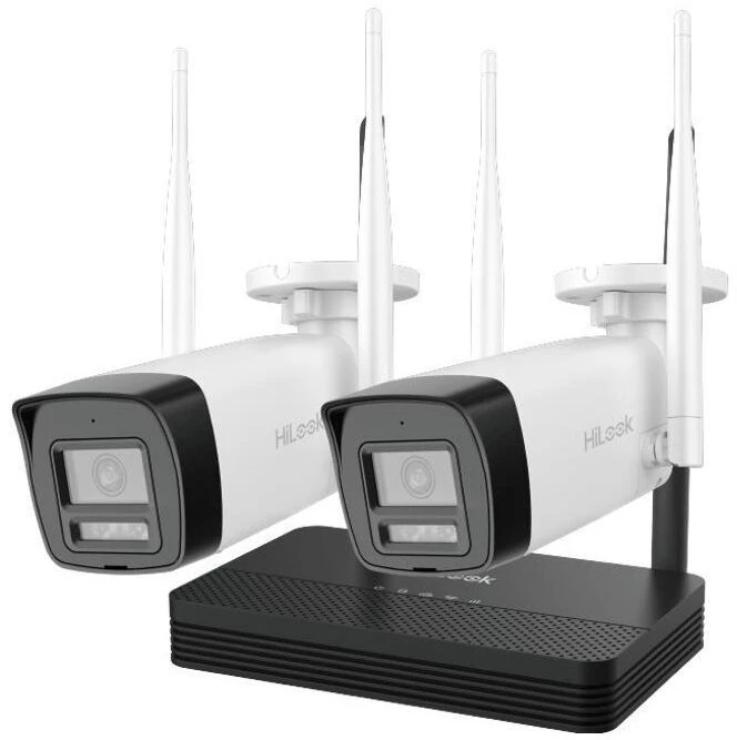 HiLook IKS-2044BH Easylink Wi-Fi 6 Bezvadu Video Komplekts 4MP 2x Bullet Kamera + WiFi NVS