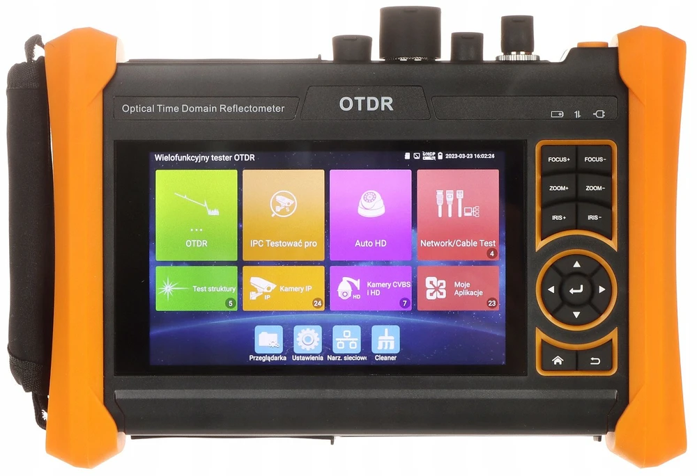 OPTINIS REFLEKTOMETRAS (OTDR) SU CCTV TESTERIU CS-R3-50H