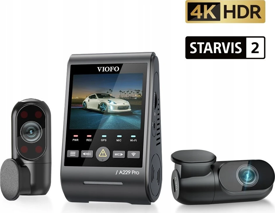 VIOFO A229 Pro 3CH-G GPS - Video recorder