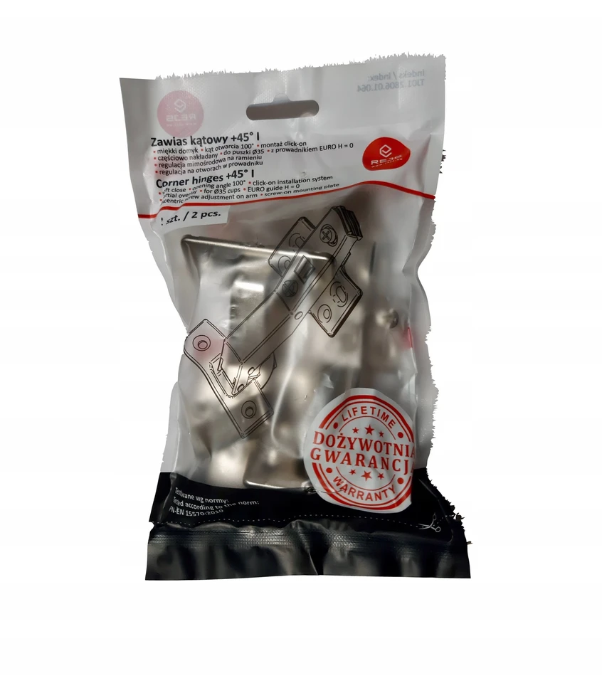 Rejs LANKS KAMP 45OPUS CLIP D35 100OH=0 EUR