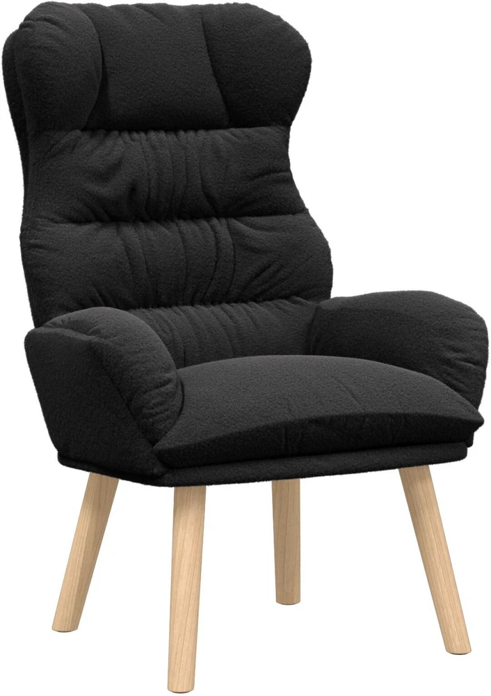 Fotelis krėslas Juoda 69 x 74 x 93 cm Šerpos audinys