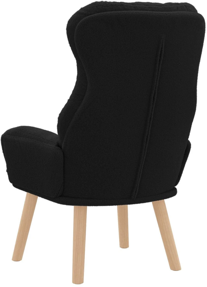 Fotelis krėslas Juoda 69 x 74 x 93 cm Šerpos audinys