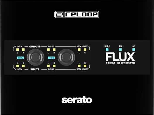 REP Reloop Flux 3.0 kanalai USB