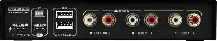 REP Reloop Flux 3.0 kanalai USB