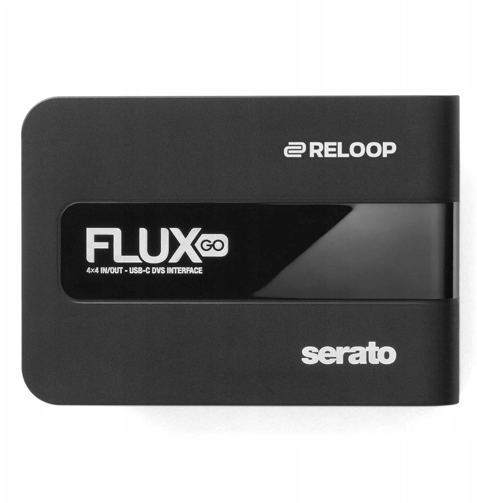„Reloop Flux Go“ – itin kompaktiška DVS sąsaja, skirta „Serato DJ Pro“