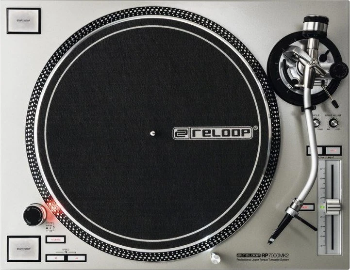 Reloop RP-7000 MK2 Sidabrinis - DJ patefonas