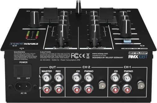 Reloop RMX-10 BT - 2 kanalų maišytuvas su Bluetooth funkcija
