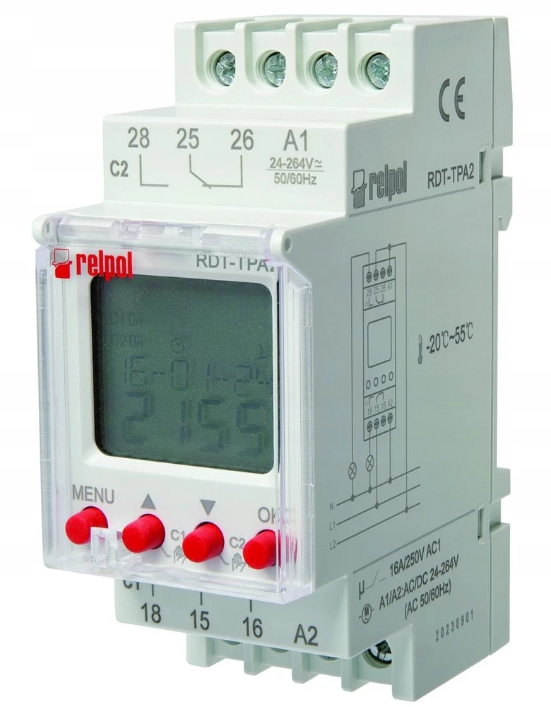 Relpol SAKYKITE. ASTRONAS. RDT-TPA2 – LCD, 80 PROG