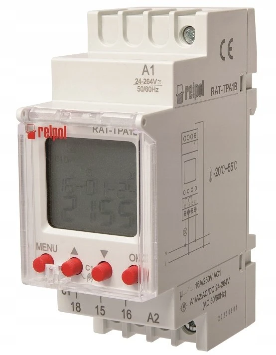 Relpol SAKYKITE. ASTRONAS. RAT-TPA1B – LCD, 24-264V