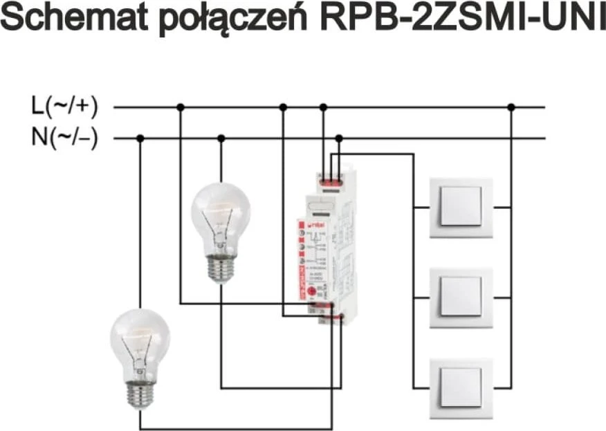 Relpol Bistabili relė 80 A (20 ms) nuosekli su atmintimi 2Z 16A 12...240 V AC/DC RPB-2ZSMI-UNI 864394