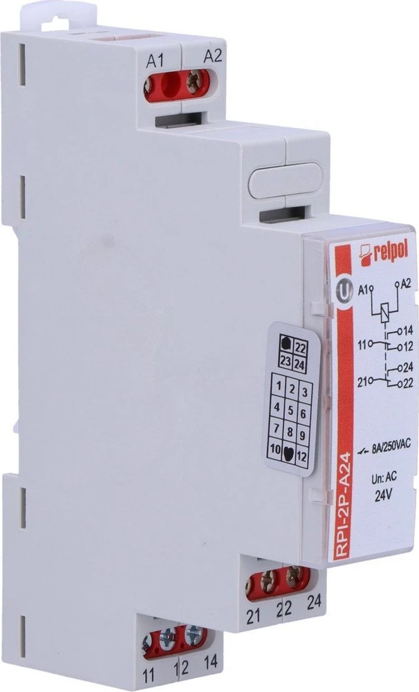 Relpol MONTAVIMO RELĖ RPI-2P-A24