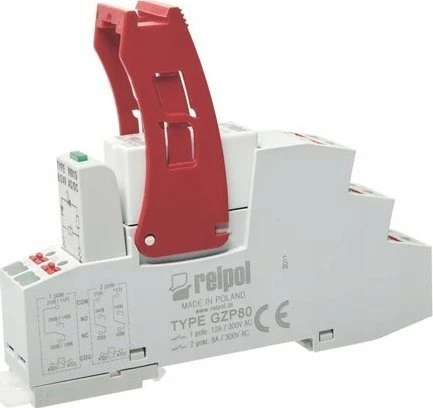 Relpol Įstumiama sąsajos relė 1P, 16A, 24V DC, AgNi, PI85-024DC-M41G-PS-2011 864836