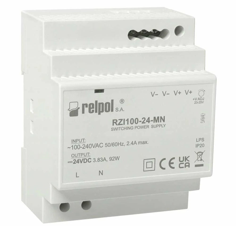 „Relpol“ gamyklinis įtempiklis 92 W, 24 V nuolatinė srovė RZI100-24-MN