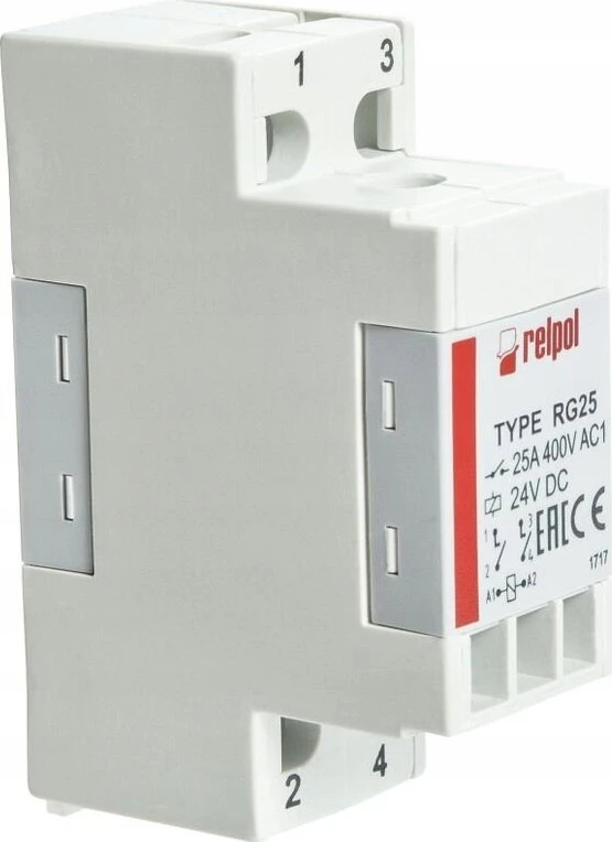 Relpol Pramoninė elektromagnetinė relė 2Z AC1-25 A / 400 V AC3 -15 A / 400 V AgSnO2 RG25-3022-28-3380 863978