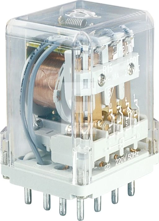 Relpol 863953 Pramoninė relė 4P 12V DC R15-2014-23-1012 863953