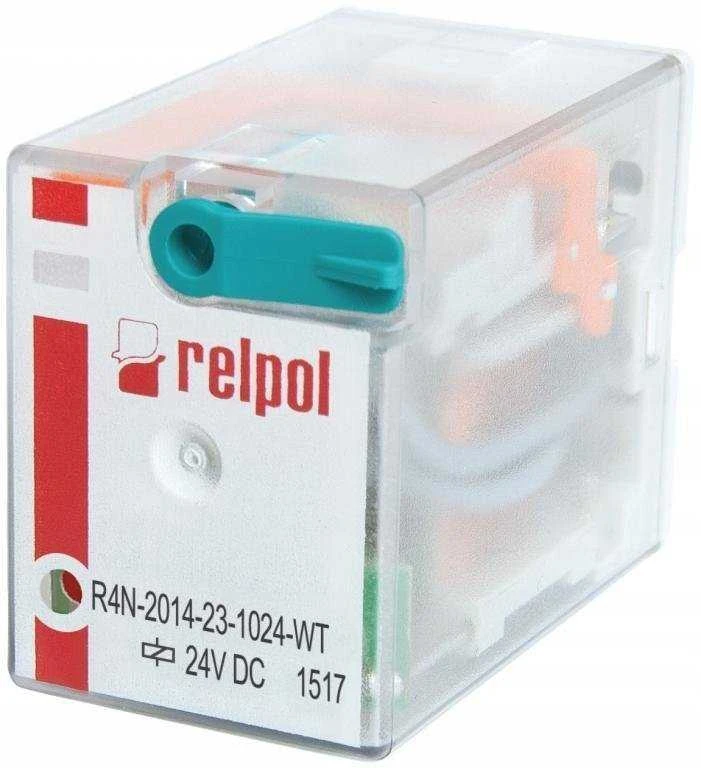 Relpol A00001 Pramoninė relė 4P 24V DC AgNiR4N-2014-23-1024-WT A00001