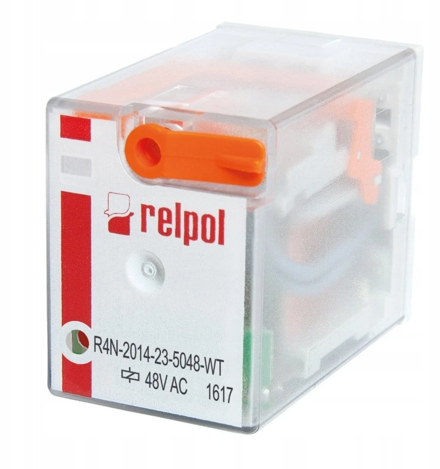 Relpol A00028 Pramoninė relė 4P 48V AC AgNi R4N-2014-23-5048-WT A00028