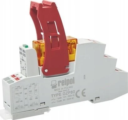„Relpol Push-in“ sąsajos relė 2P 230VAC 8A AgNi PI84-230AC-M93G-PS-2012-01 864992