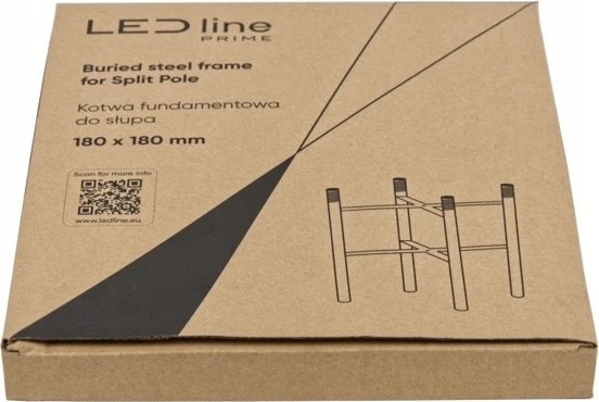 Led Line Prime Surenkamo apšvietimo stulpo pamato rėmas