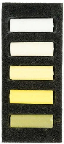 Talens Rembrandt sausų pastelų rinkinys "cool Yellows", 5 spalvos